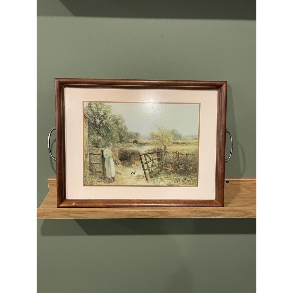 Country Life Print by Ernest Walbourn Ducks Portrait Primitive Artwork Cottage